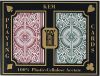 Kem Arrow Playing Cards: Red & Greem Bridge Size, Regular Index 2-Deck Set